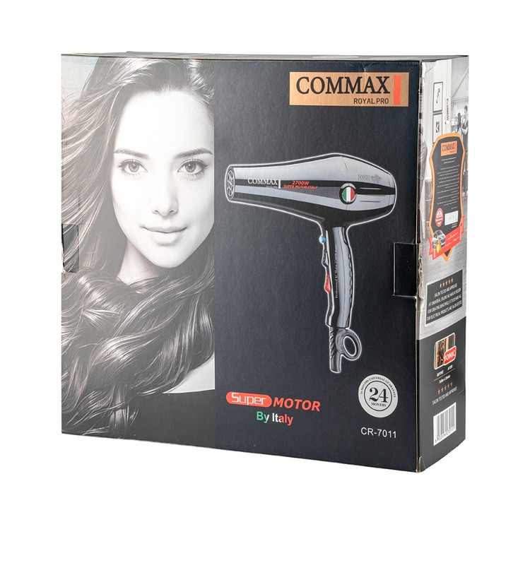 سشوار فوق حرفهای 2700 وات COMAX | قدرت، دوام و عملکرد سالنی مدل CR-7011